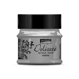 Akrilfesték PENTART Delicate metál 50ml antikezüst