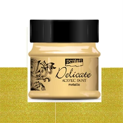 Akrilfesték PENTART Delicate metál 50ml arany