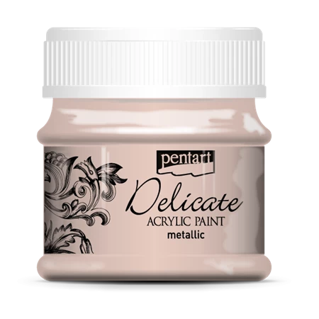 Akrilfesték PENTART Delicate metál 50ml rózsaarany