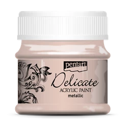 Akrilfesték PENTART Delicate metál 50ml rózsaarany