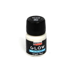 Akrilfesték PENTART GLOW 30ml sötétben világító, zöldesfehér