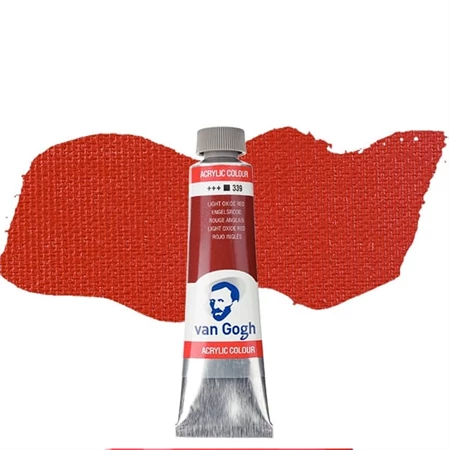 Akrilfesték VAN GOGH 40ml light oxide red 339