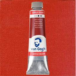 Akrilfesték VAN GOGH 40ml light oxide red 339
