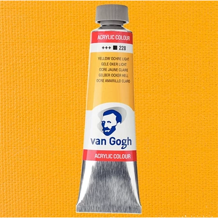 Akrilfesték VAN GOGH 40ml yellow ochre light 228