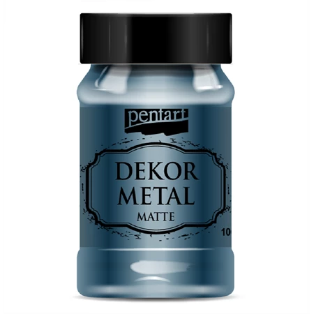 Akrilfesték dekormetál PENTART 100ml matt Oxford kék