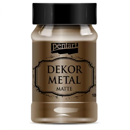 Akrilfesték dekormetál PENTART 100ml matt csokoládé