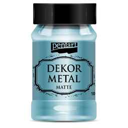 Akrilfesték dekormetál PENTART 100ml matt türkiz