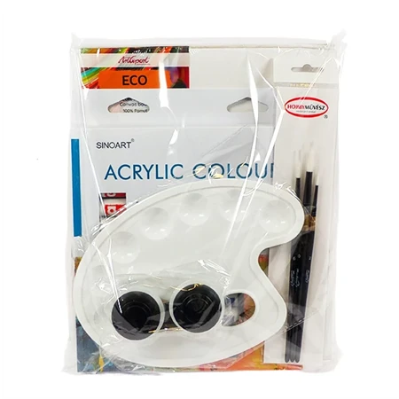 Akrilfesték festőcsomag SINOART 24x12ml festék kiegészítőkkel