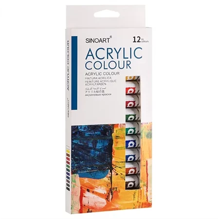 Akrilfesték készlet SINOART 12x12ml