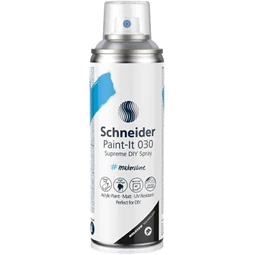 Akrilfesték spray, 200 ml, SCHNEIDER Paint-It 030, átlátszó fényes bevonat