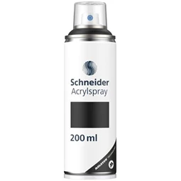 Akrilfesték spray, 200 ml, SCHNEIDER Paint-It 030, fekete