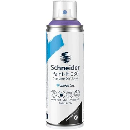 Akrilfesték spray, 200 ml, SCHNEIDER Paint-It 030, lila