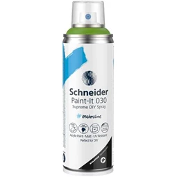 Akrilfesték spray, 200 ml, SCHNEIDER Paint-It 030, zöld