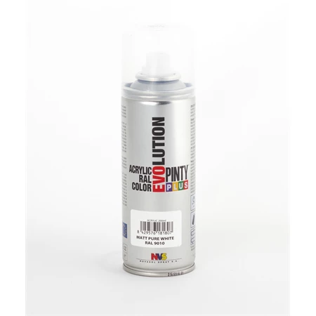 Akrilfestékspray NOVASOL EVO matt fehér 200ml (9010)