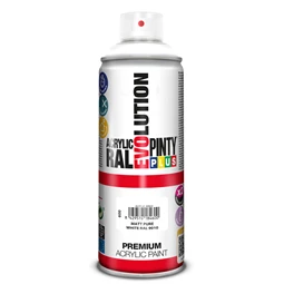 Akrilfesték spray, EVO, matt fehér, 400ml (9010)