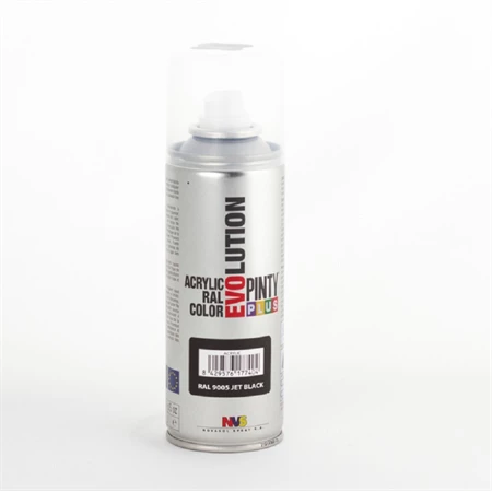 Akrilfesték spray, EVO, matt fekete, 400ml (9005)