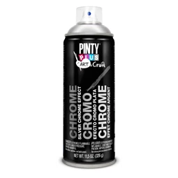 Akrilfesték spray NOVASOL Pinty Plus ART Króm 400ml ezüst