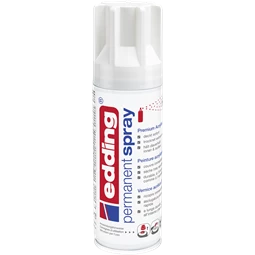 Akrilfesték spray, prémium EDDING 200ml, fényes fehér TRAFFIC WHITE GLOSS RAL9016 (953)
