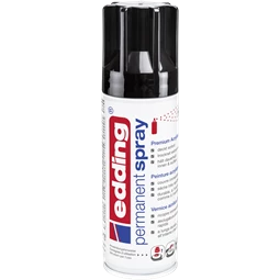 Akrilfesték spray, prémium EDDING 5200 200ml, fényes fekete JET BLACK GLOSS RAL9005 (951)