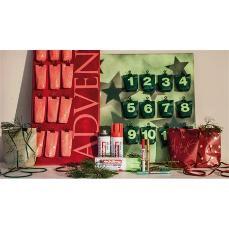 Akrilfesték spray, prémium EDDING 5200 200ml, fényes piros TRAFFIC RED GLOSS RAL3020 (952)