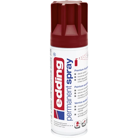 Akrilfesték spray, prémium EDDING 5200 200ml, matt bordó PURPLE RED MAT (912)