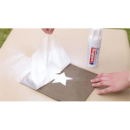 Akrilfesték spray, prémium EDDING 5200 200ml, matt ezüst SILVER MAT (923)