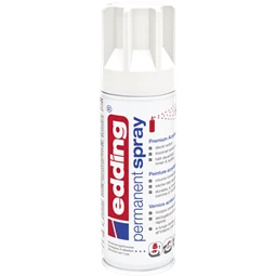 Akrilfesték spray, prémium EDDING 5200 200ml, matt fehér TRAFFIC WHITE MAT RAL9016 (922)