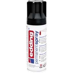 Akrilfesték spray, prémium EDDING 5200 200ml, matt fekete BLACK MAT RAL9005 (901)