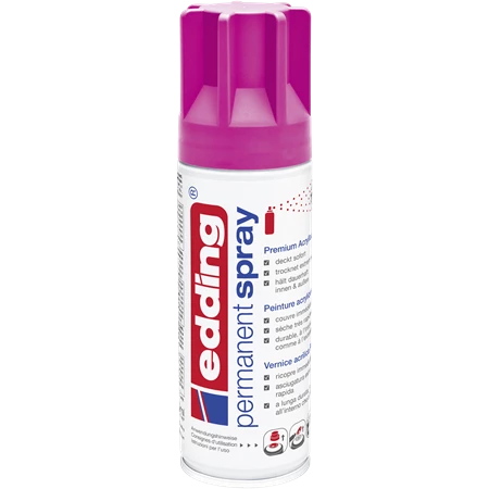 Akrilfesték spray, prémium EDDING 5200 200ml, matt magenta LILAC MAT (908)