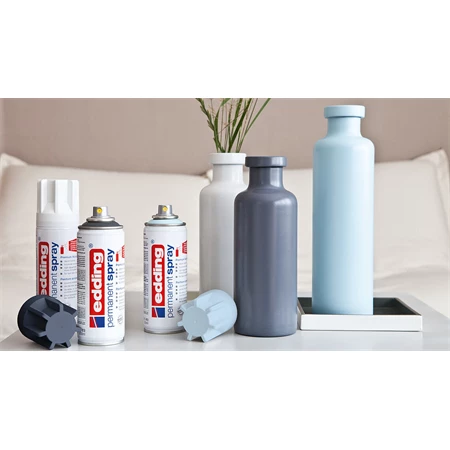 Akrilfesték spray, prémium EDDING 200ml, matt pasztell kék PASTEL BLUE MAT (916)