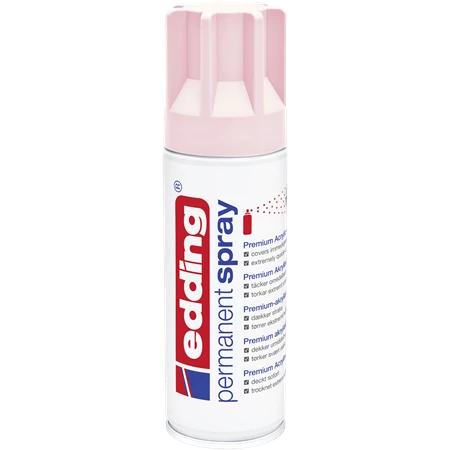Akrilfesték spray, prémium EDDING 5200 200ml, matt pasztell rózsaszín PASTEL ROSE MAT (914)