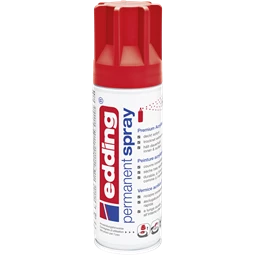 Akrilfesték spray, prémium EDDING 200ml, matt piros TRAFFIC RED MAT RAL3020 (902)