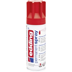 Akrilfesték spray, prémium EDDING 5200 200ml, matt piros TRAFFIC RED MAT RAL3020 (902)