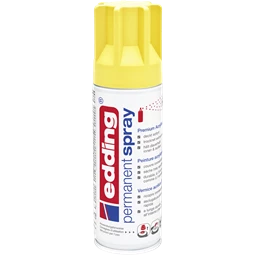 Akrilfesték spray, prémium EDDING 5200 200ml, matt sárga TRAFFIC YELLOW MAT RAL1023 (905)
