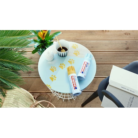 Akrilfesték spray, prémium EDDING 5200 200ml, matt sárga TRAFFIC YELLOW MAT RAL1023 (905)