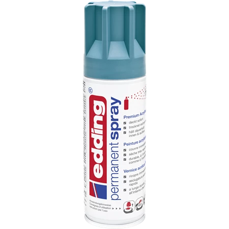 Akrilfesték spray, prémium EDDING 5200 200ml, matt türkizkék PETROLEUM MAT (911)