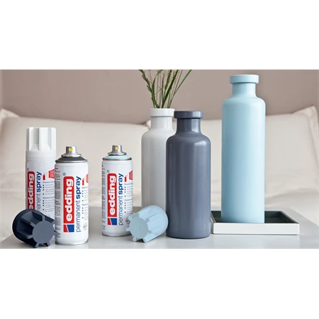 Akrilfesték spray, prémium EDDING 5200 200ml, matt világos szürke LIGHT GREY MAT RAL7035 (925)