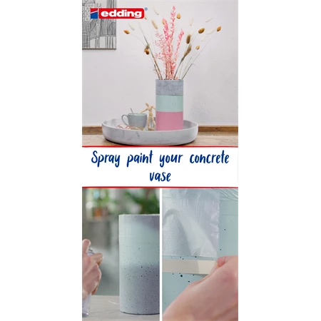Akrilfesték spray, prémium EDDING 5200 200ml, matt világos szürke LIGHT GREY MAT RAL7035 (925)