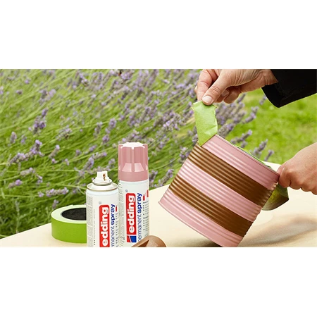 Akrilfesték spray, prémium EDDING 5200 200ml, rozsda hatású barna RUST EFFECT RAL (936)