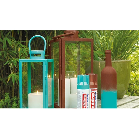 Akrilfesték spray, prémium EDDING 5200 200ml, rozsda hatású barna RUST EFFECT RAL (936)