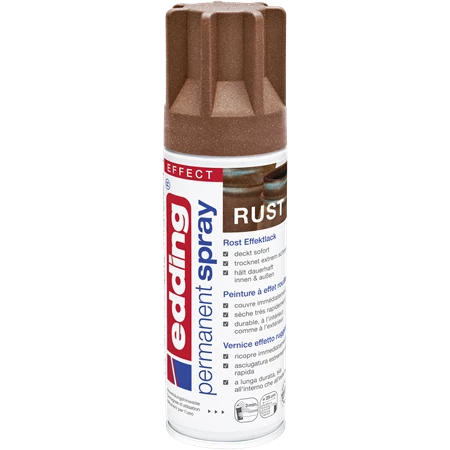 Akrilfesték spray, prémium EDDING 5200 200ml, rozsda hatású barna RUST EFFECT RAL (936)