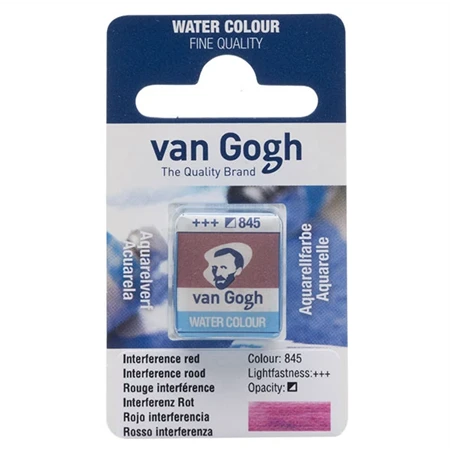 Akvarellfesték Van Gogh 1,5 ml szilkés 845 irizáló piros