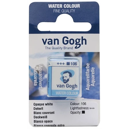 Akvarellfesték Van Gogh 1,5 ml szilkés 106 áttetsző fehér