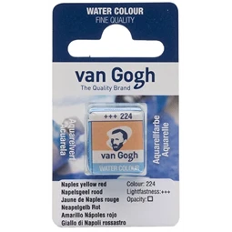 Akvarellfesték Van Gogh 1,5 ml szilkés 224 nápolyi sárgás-vörös