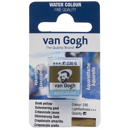 Akvarellfesték Van Gogh 1,5 ml szilkés 230 dusk sárga