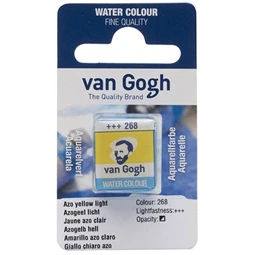 Akvarellfesték Van Gogh 1,5 ml szilkés 268 világos citromsárga