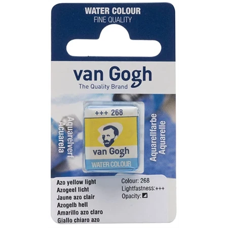 Akvarellfesték Van Gogh 1,5 ml szilkés 268 világos citromsárga