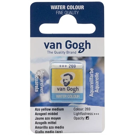 Akvarellfesték Van Gogh 1,5 ml szilkés 269 erős citromsárga