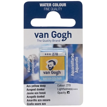 Akvarellfesték Van Gogh 1,5 ml szilkés 270 mély sárga
