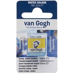 Akvarellfesték Van Gogh 1,5 ml szilkés 272 áttetsző sárga